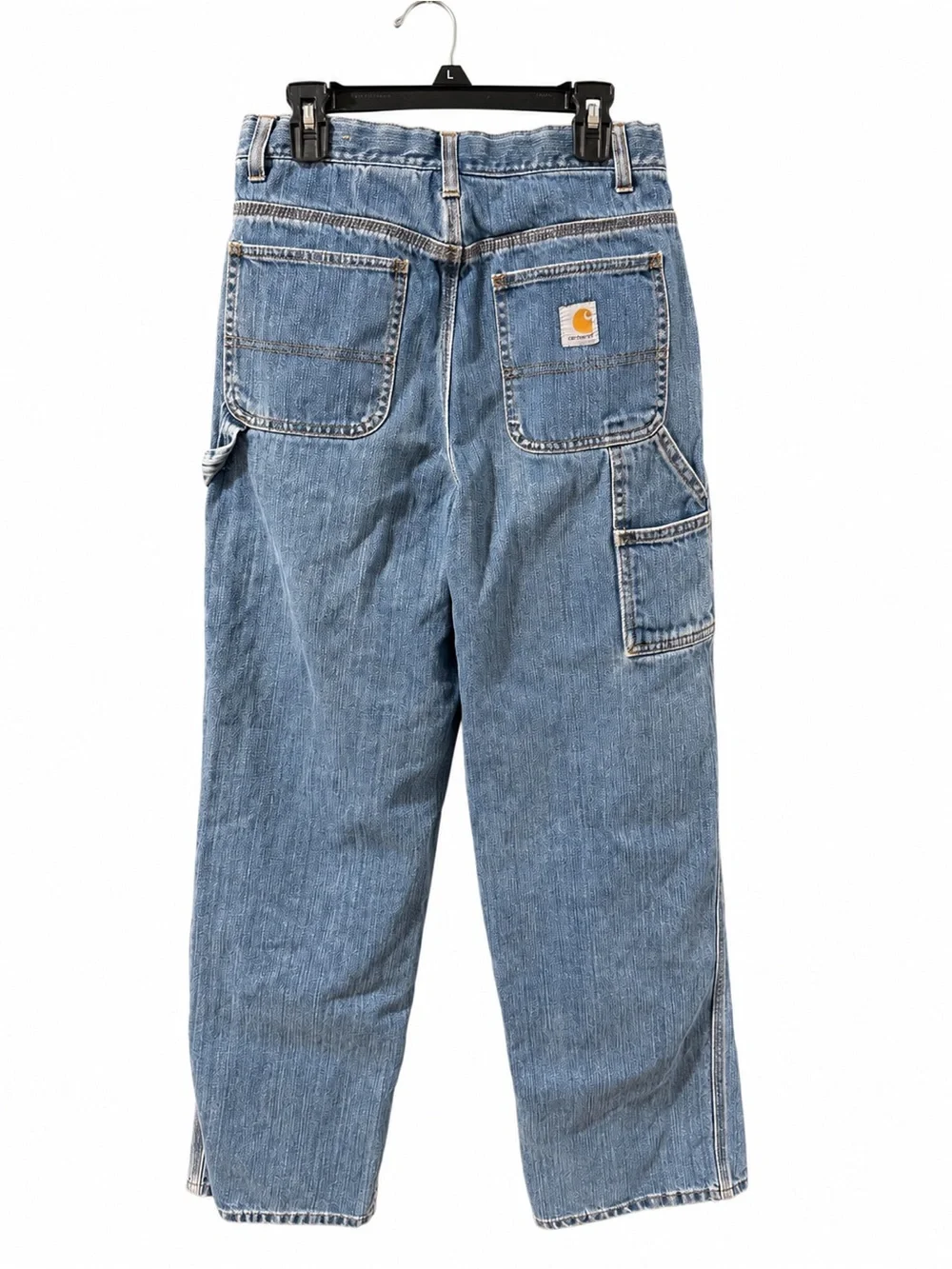 Carhartt Carpenter Jeans Boys Size 16 Relaxed Fit Utility Denim Pants